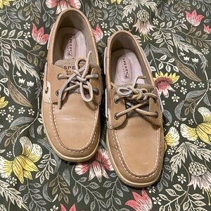 Sperry Women's Tan Leather Boat Shoes
